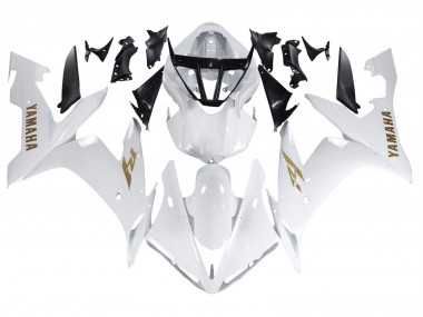 2004-2006 Yamaha YZF 1000 R1 Motorcycle Fairings - White Gold Decals Canada Websites