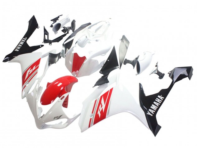 2007-2008 Yamaha YZF 1000 R1 Motorcycle Fairing - White Red Black Canada Websites