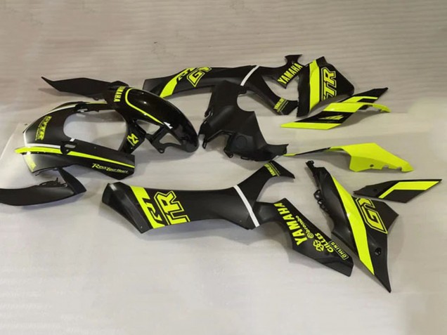 2020-2025 Yamaha YZF 1000 R1 Motorcycle Fairings - Glossy Black Fluorescent Yellow Canada Websites