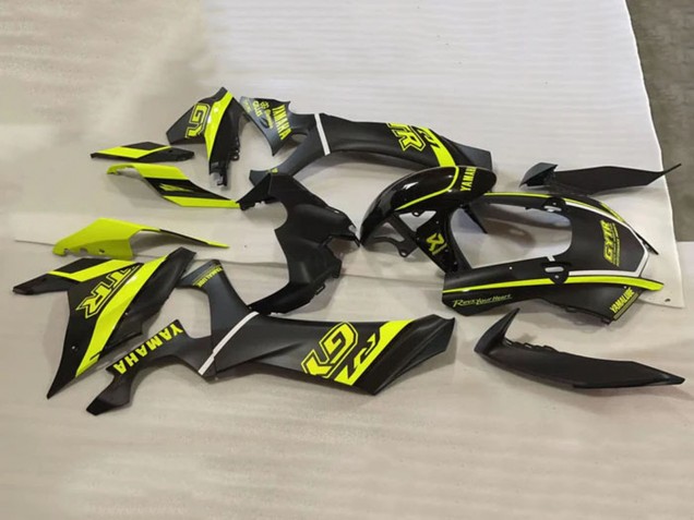 2020-2025 Yamaha YZF 1000 R1 Motorcycle Fairings - Glossy Black Fluorescent Yellow Canada Websites