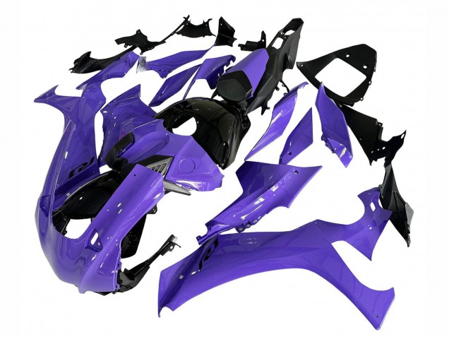 2020-2025 Yamaha YZF 1000 R1 Motorcycle Fairings - Purple Glossy Black Canada Websites