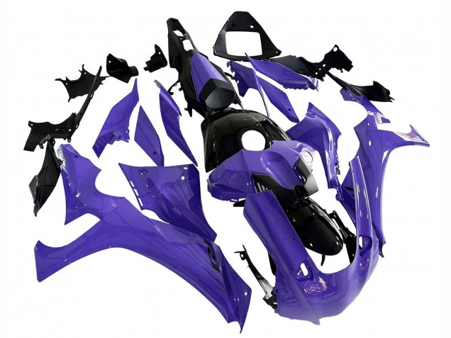 2020-2025 Yamaha YZF 1000 R1 Motorcycle Fairings - Purple Glossy Black Canada Websites