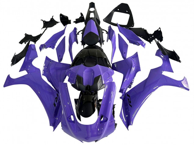 2020-2025 Yamaha YZF 1000 R1 Motorcycle Fairings - Purple Glossy Black Canada Websites