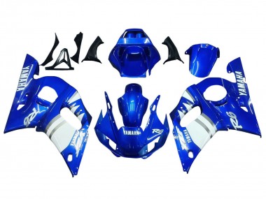 1998-2002 Yamaha YZF 600 R6 Motorcycle Fairings - Blue White Canada Websites
