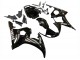 2006-2009 Yamaha YZF R6S Motorcycle Fairings - Glossy Black White Decals Canada Websites