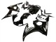 2006-2009 Yamaha YZF R6S Motorcycle Fairings - Glossy Black White Decals Canada Websites