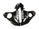 2006-2009 Yamaha YZF R6S Motorcycle Fairings - Glossy Black White Decals Canada Websites