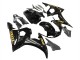 2003-2004 Yamaha YZF R6 Motorcycle Fairings - Glossy Black Gold Decals Canada Websites