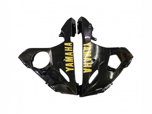 2003-2004 Yamaha YZF R6 Motorcycle Fairings - Glossy Black Gold Decals Canada Websites