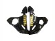 2003-2004 Yamaha YZF R6 Motorcycle Fairings - Glossy Black Gold Decals Canada Websites