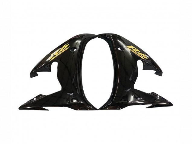 2003-2004 Yamaha YZF R6 Motorcycle Fairings - Glossy Black Gold Decals Canada Websites