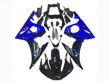 2006-2009 Yamaha YZF R6S Motorcycle Fairings - Blue Glossy Black Canada Websites