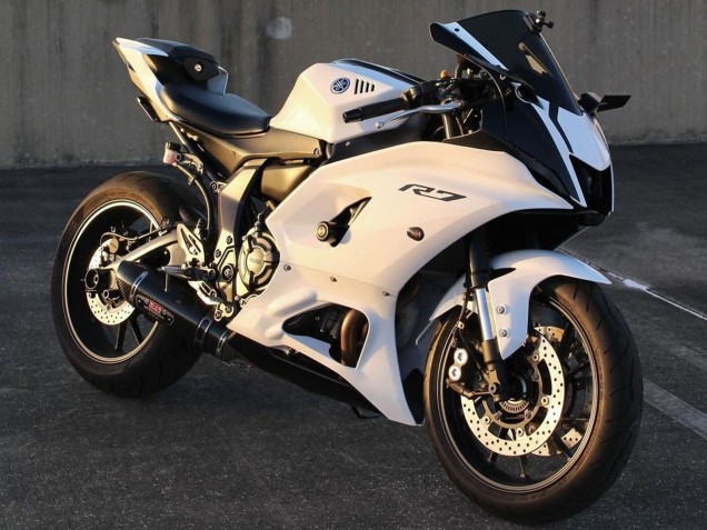 2021-2024 Yamaha YZF R7 Motorcycle Fairings - Glossy White Canada Websites