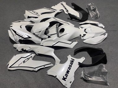 2021-2025 Kawasaki ZX10R Motorcycle Fairings - Pearl White Black Canada Websites