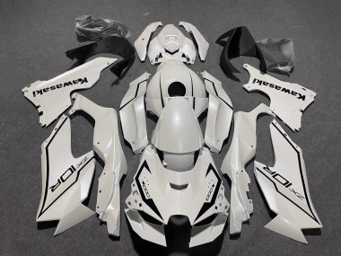 2021-2025 Kawasaki ZX10R Motorcycle Fairings - Pearl White Black Canada Websites