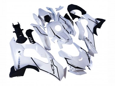 2021-2025 Kawasaki ZX10R Motorcycle Fairings - White Black Canada Websites