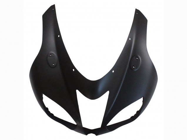 2007-2008 Kawasaki ZX6R Motorcycle Fairings - Matte Black with Yellow Logo Ninja Canada Websites