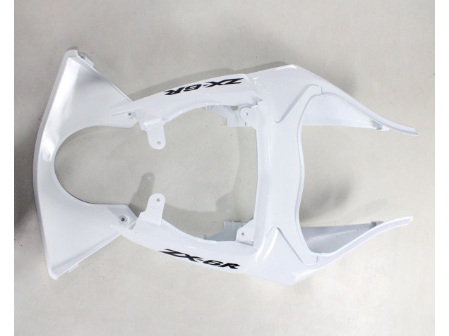 2009-2012 Kawasaki ZX6R Motorcycle Fairings - White Black Ninja Canada Websites