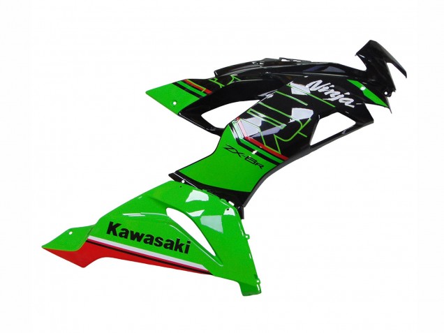 2019-2022 Kawasaki ZX6R Motorcycle Fairings - Green Glossy Black Red Canada Websites