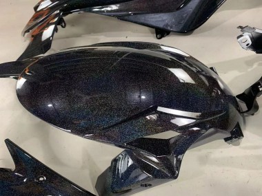 2019-2022 Kawasaki ZX6R Motorcycle Fairings - Black Rainbow Canada Websites