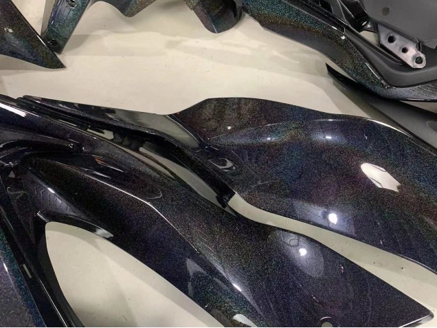 2019-2022 Kawasaki ZX6R Motorcycle Fairings - Black Rainbow Canada Websites