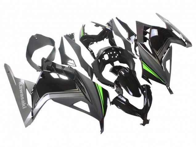 2013-2024 Kawasaki EX300 Motorcycle Fairings - Glossy Black Matte Black Green Canada Websites