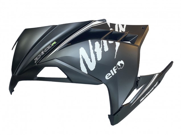 2013-2024 Kawasaki EX300 Motorcycle Fairings - Matte Black White Elf Snow Canada Websites
