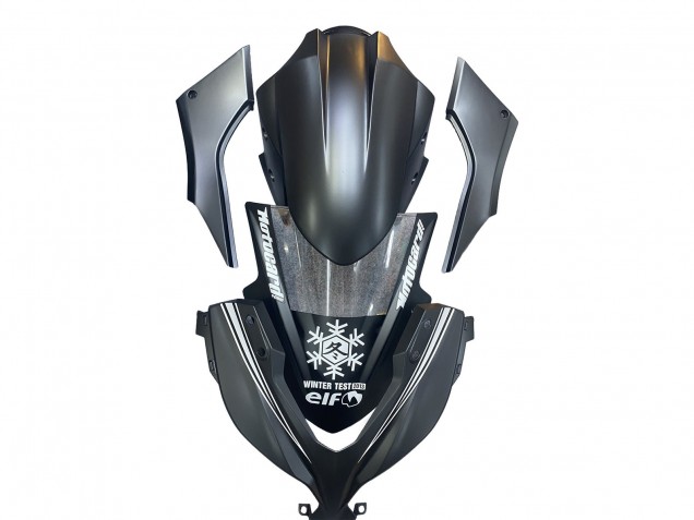 2013-2024 Kawasaki EX300 Motorcycle Fairings - Matte Black White Elf Snow Canada Websites