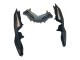 2013-2024 Kawasaki EX300 Motorcycle Fairings - Matte Black White Elf Snow Canada Websites