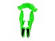 2013-2024 Kawasaki EX300 Motorcycle Fairings - Green Silver Black Canada Websites