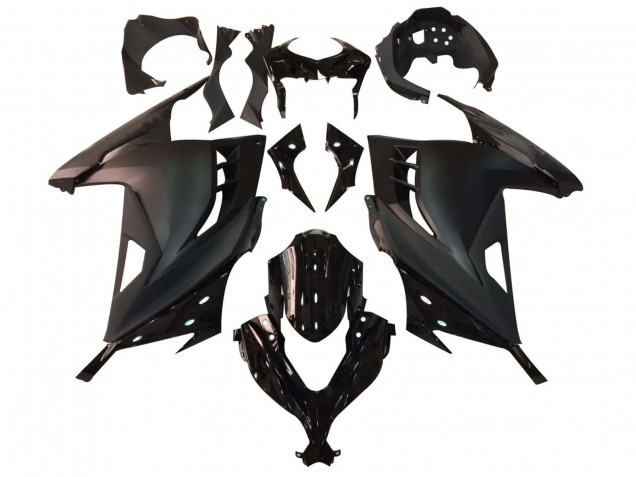 2013-2024 Kawasaki EX300 Motorcycle Fairing - Glossy Black Matte Black Canada Websites