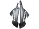 2013-2024 Kawasaki EX300 Motorcycle Fairings - White Black Canada Websites
