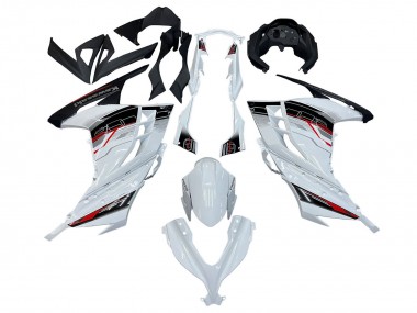 2013-2024 Kawasaki EX300 Motorcycle Fairings - White Red Black Canada Websites