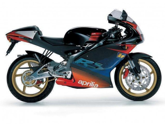 2000-2005 Aprilia RS125 Motorcycle Fairings - Black Red Silver Canada Websites