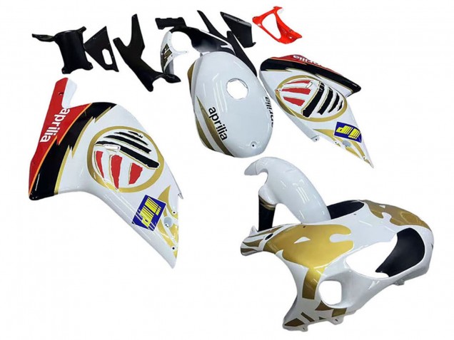 2000-2005 Aprilia RS125 Motorcycle Fairings - White Yellow Red Canada Websites
