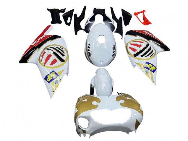 2000-2005 Aprilia RS125 Motorcycle Fairings - White Yellow Red Canada Websites