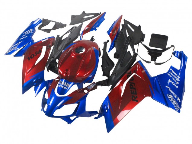 2006-2011 Aprilia RS125 Motorcycle Fairings - Blue Red Canada Websites