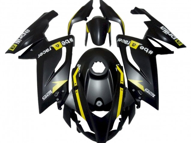 2006-2011 Aprilia RS125 Motorcycle Fairings - Matte Black Yellow Canada Websites