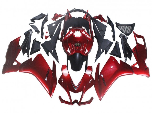2012-2018 Aprilia RS4 50 125 Motorcycle Fairing - Red Matte Black Canada Websites