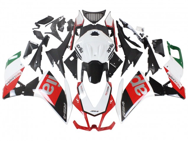 2012-2019 Aprilia RS4 50 125 Motorcycle Fairings - White Red Green Glossy Black Canada Websites