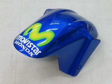 2004-2007 Honda CBR600 F4i Motorcycle Fairings - Blue Yellow Green MoviStar Canada Websites