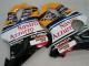 2004-2007 Honda CBR600 F4i Motorcycle Fairings - Yellow Blue White Black Nastro Azzurro Canada Websites