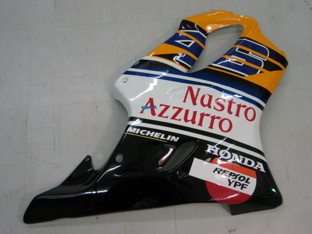 2004-2007 Honda CBR600 F4i Motorcycle Fairings - Yellow Blue White Black Nastro Azzurro Canada Websites