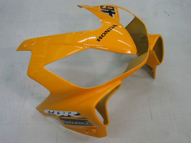 2004-2007 Honda CBR600 F4i Motorcycle Fairings - Yellow Blue White Black Nastro Azzurro Canada Websites