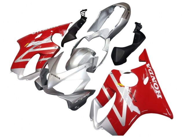 2004-2007 Honda CBR600 F4i Motorcycle Fairings - Silver Red Canada Websites