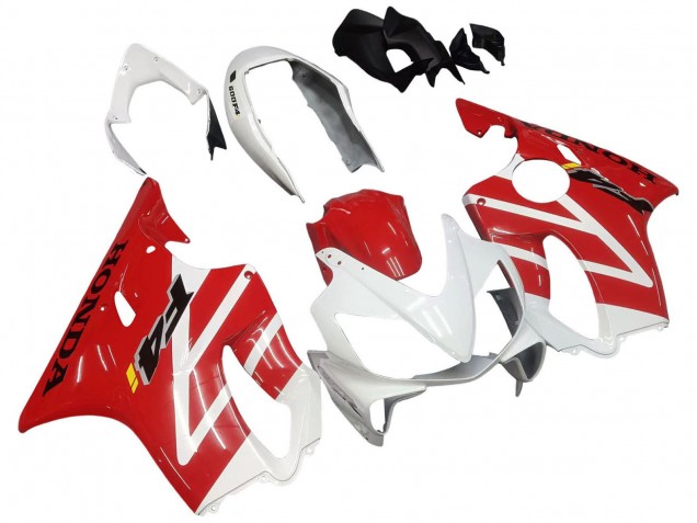 2004-2007 Honda CBR600 F4i Motorcycle Fairings - White Red Canada Websites