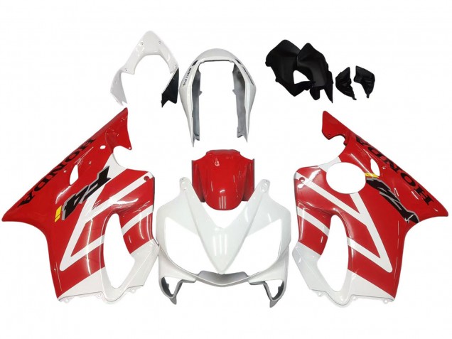 2004-2007 Honda CBR600 F4i Motorcycle Fairings - White Red Canada Websites
