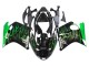 1996-2007 Honda CBR1100XX Blackbird Motorcycle Fairing - Glossy Black Green Flame Canada Websites