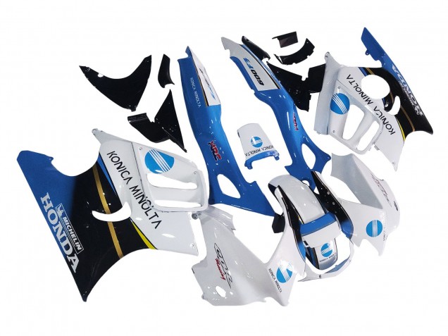 1997-1998 Honda CBR600 F3 Motorcycle Fairings - White Blue Glossy Black Canada Websites