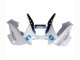 1997-1998 Honda CBR600 F3 Motorcycle Fairings - White Blue Glossy Black Canada Websites